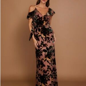 Chic One Shoulder Floral Dress